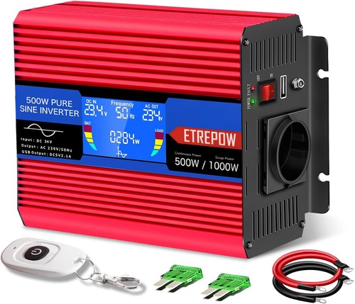 Etrepow 500w inverter auto 24v - 500w,
