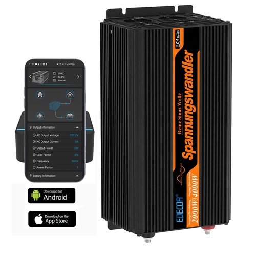 Edecoa inverter 12v 220v - 12v, onda