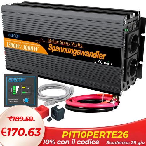 Inverter 1500w 3000w onda - inverter,