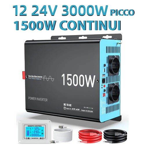 Inverter onda pura 1500w - inverter,