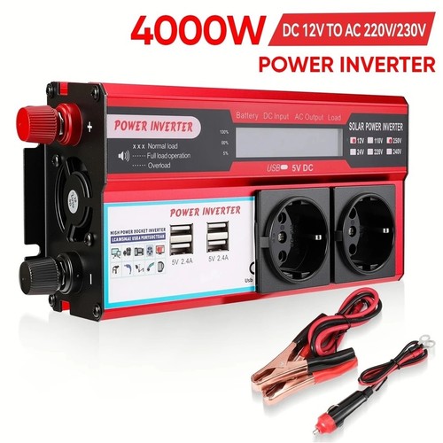 Inverter 12v 220v - 12v, onda