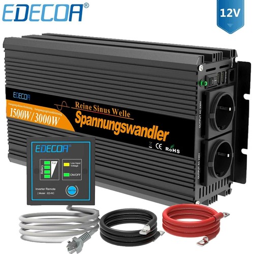 Edecoa inverter 1500w 3000 - edecoa,