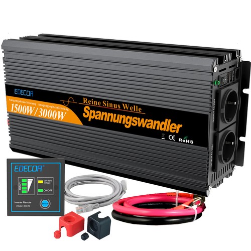 Edecoa inverter 1500w 3000 - edecoa,