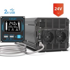 EDECOA Inverter 24V 220V Onda