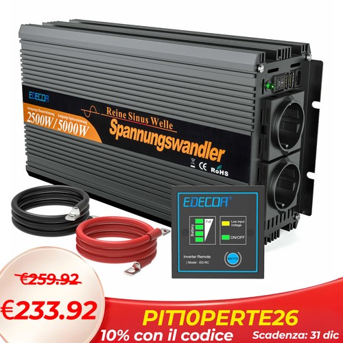 Edecoa convertitore 12v 220v - edecoa,
