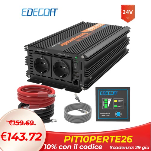 Edecoa convertitore 24v 220v - edecoa,