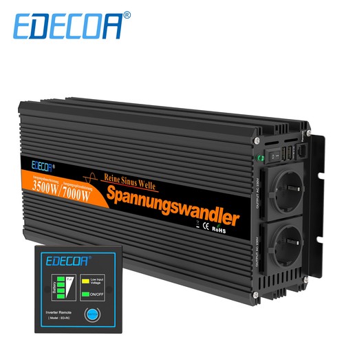 Edecoa inverter 12v 220v - 220v, sine