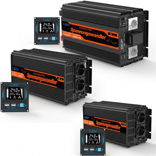 Edecoa inverter onda pura 24v - inverter,